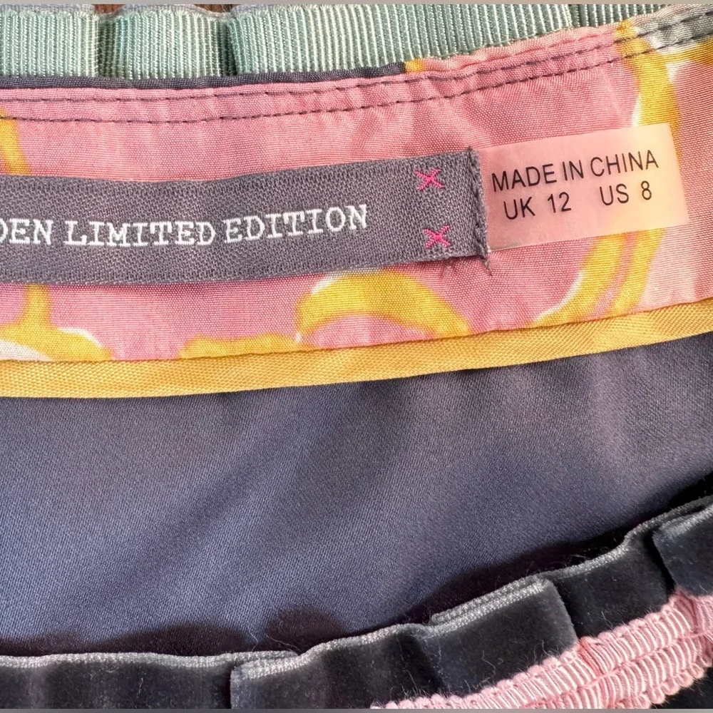 NWOT Boden Limited Edition Silk Floral Dress - Picture 5 of 9